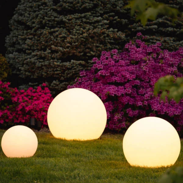 Spherical Garden Light | 16-Colour LED Rechargeable & Remote-Controlled | 12–25 cm
