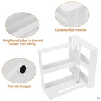 Spice Rack | Two-Tier Swivel | Holds Up to 20 Bottles