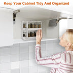 Spice Rack | Two-Tier Swivel | Holds Up to 20 Bottles