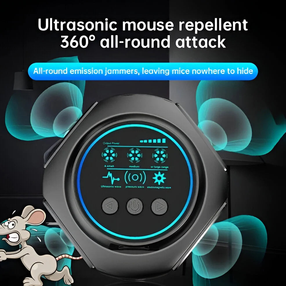 Spider Repellent Plug-In | Ultrasonic & Chemical-Free | 3,200 Sq Ft Coverage