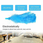 Spinning Duster | Rotating Microfiber Head | 2 Interchangeable Heads
