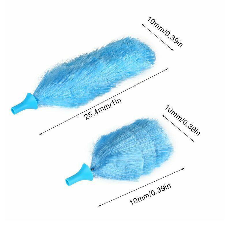 Spinning Duster | Rotating Microfiber Head | 2 Interchangeable Heads