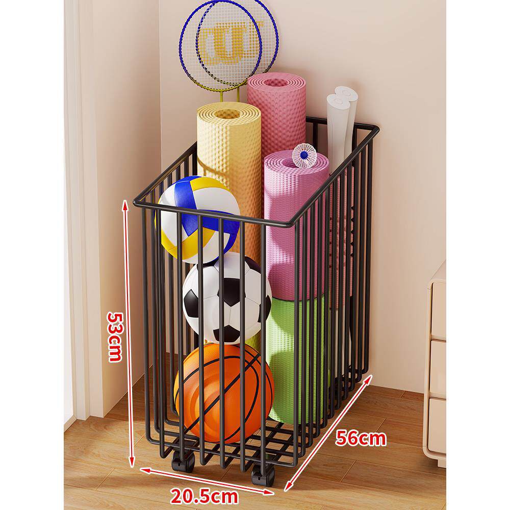 Sports Storage Cart | Vertical Space-Saving & Locking Casters