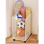 Sports Storage Cart | Vertical Space-Saving & Locking Casters