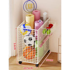 Sports Storage Cart | Vertical Space-Saving & Locking Casters