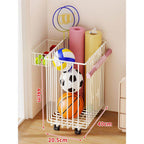 Sports Storage Cart | Vertical Space-Saving & Locking Casters