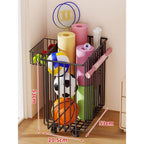 Sports Storage Cart | Vertical Space-Saving & Locking Casters