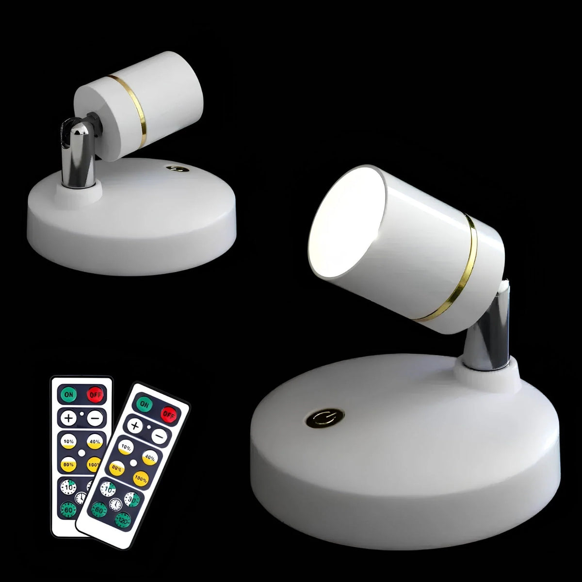 Spotlight | Remote Control, Dimmable & USB Rechargeable