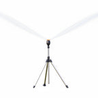 Garden Sprinkler | 360° Rotating Head | Stainless Steel Tripod