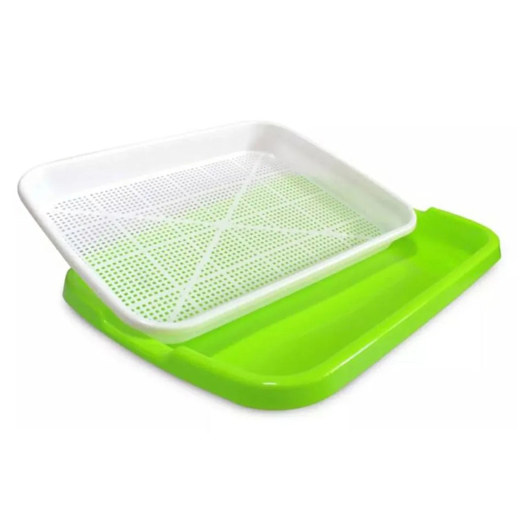 Sprouting Tray | 2-Layer Drainage System | BPA-Free & Space-Saving
