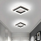Square Ceiling Light | Iron Body & Acrylic Shield | 24 W Integrated LED