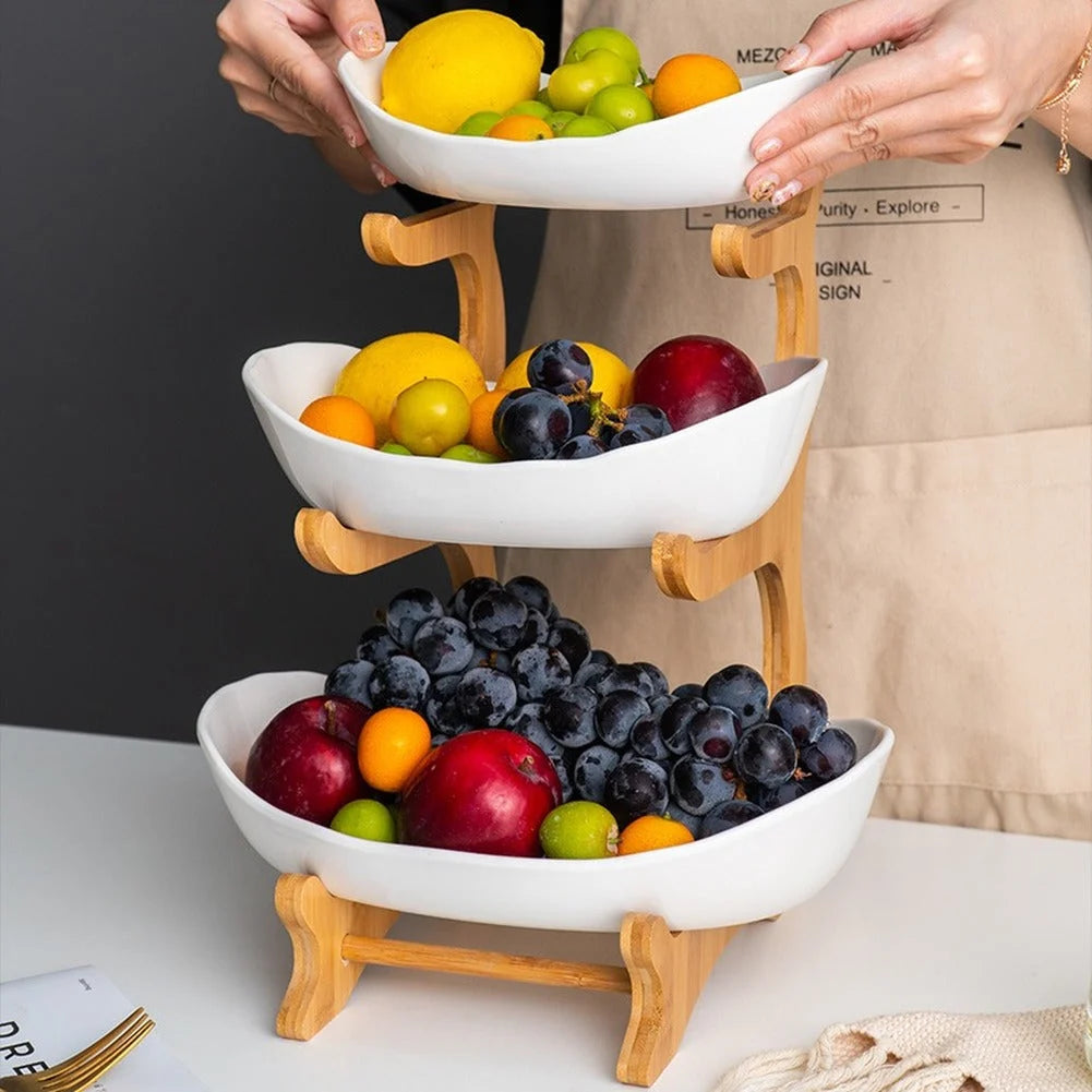 Fruit Basket | Stackable Space-Saving Design | 2-3 Layers