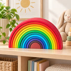 Stacking Arches | Colorful Wooden Montessori-Inspired | Set of 12