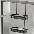 Bathroom Caddy | Stainless Steel Wall-Mounted | Single or Double Layer