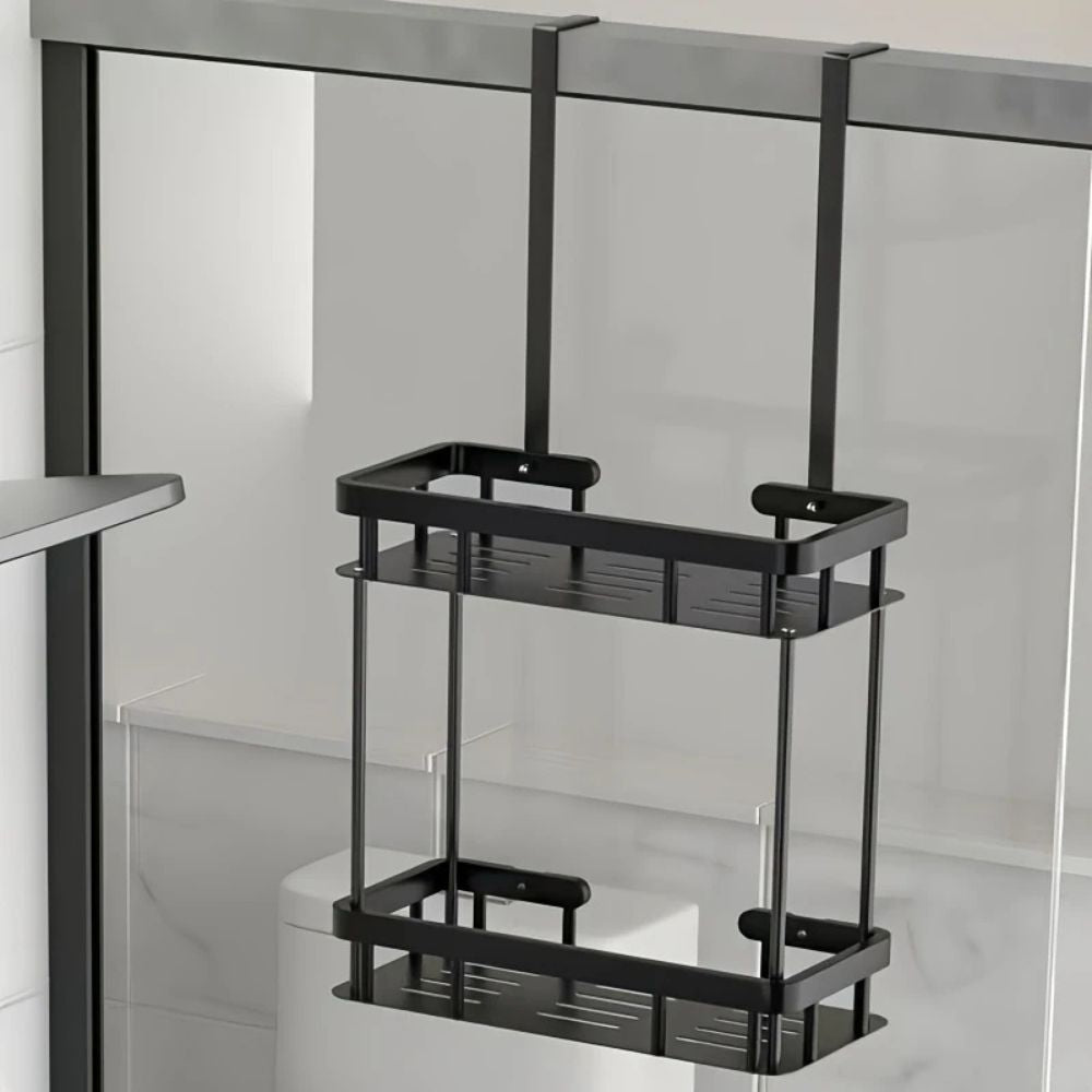 Bathroom Caddy | Stainless Steel Wall-Mounted | Single or Double Layer