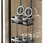 Bathroom Caddy | Stainless Steel Wall-Mounted | Single or Double Layer