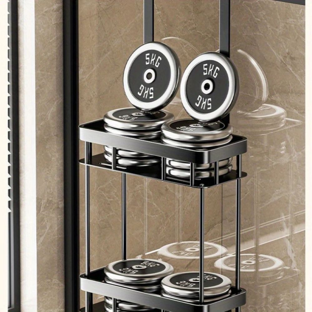 Bathroom Caddy | Stainless Steel Wall-Mounted | Single or Double Layer