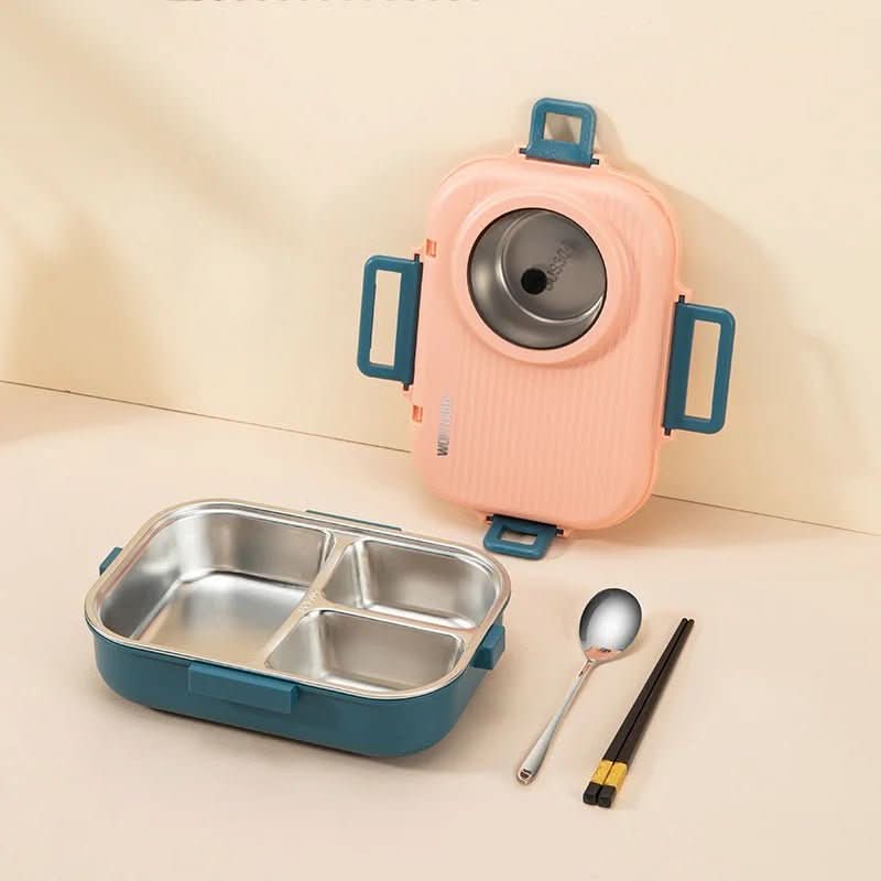 Lunch Box | Stainless Steel | Three Compartments