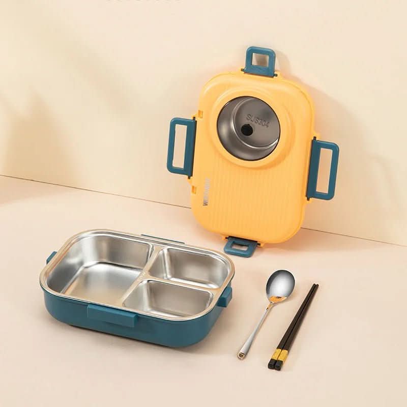 Lunch Box | Stainless Steel | Three Compartments