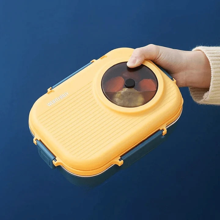 Lunch Box | Stainless Steel | Three Compartments