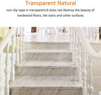 Stair Treads | Clear Anti-Slip | 10 x 61 cm