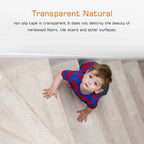Stair Treads | Clear Anti-Slip | 10 x 61 cm