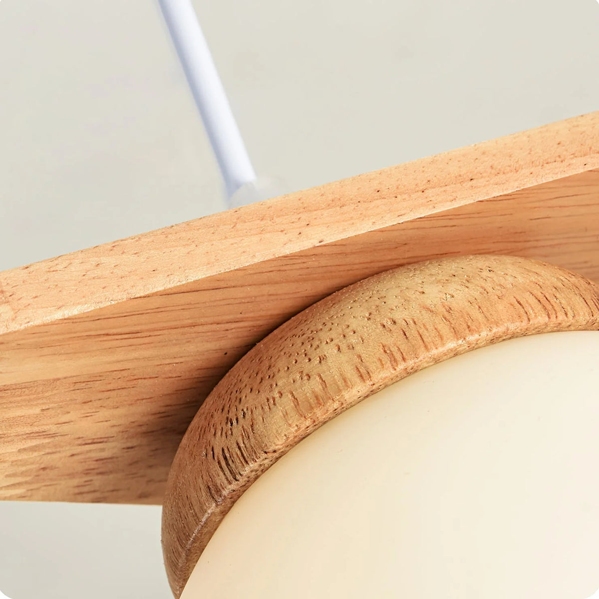 Star Chandelier | Wooden Body & Glass Shade | 25 & 55 cm Diameter
