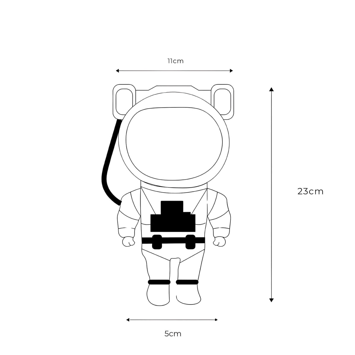 Star Projector | Astronaut Design & 360° Rotating Head