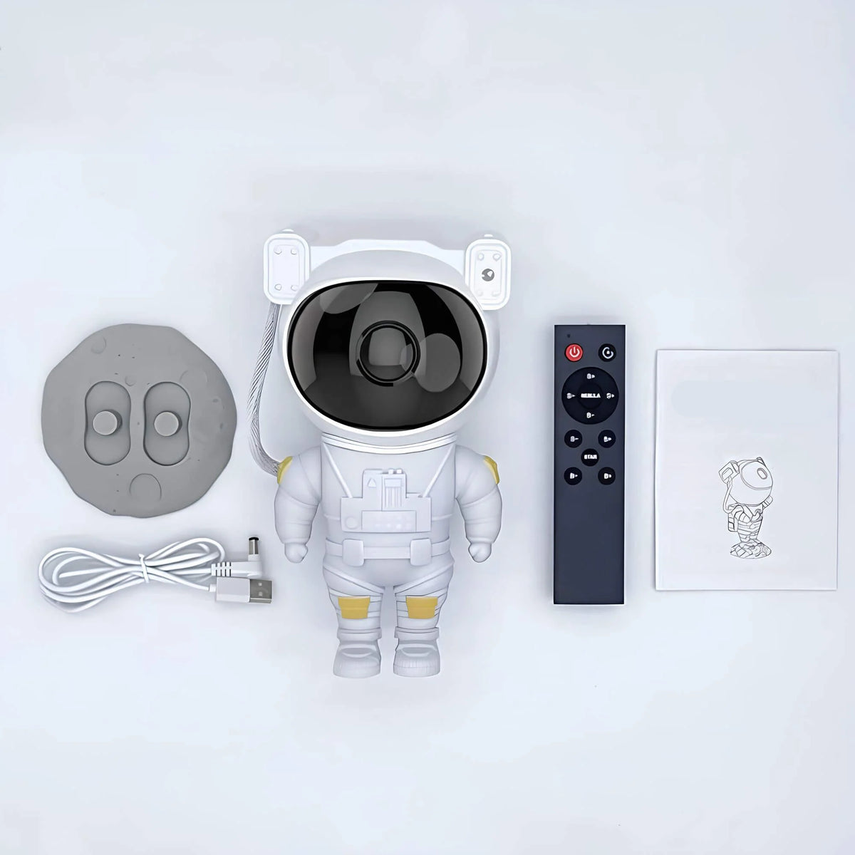 Star Projector | Astronaut Design & 360° Rotating Head