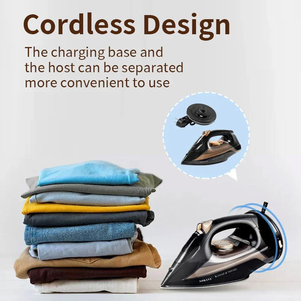 Steam Iron | Cordless & Anti-Scratch Soleplate