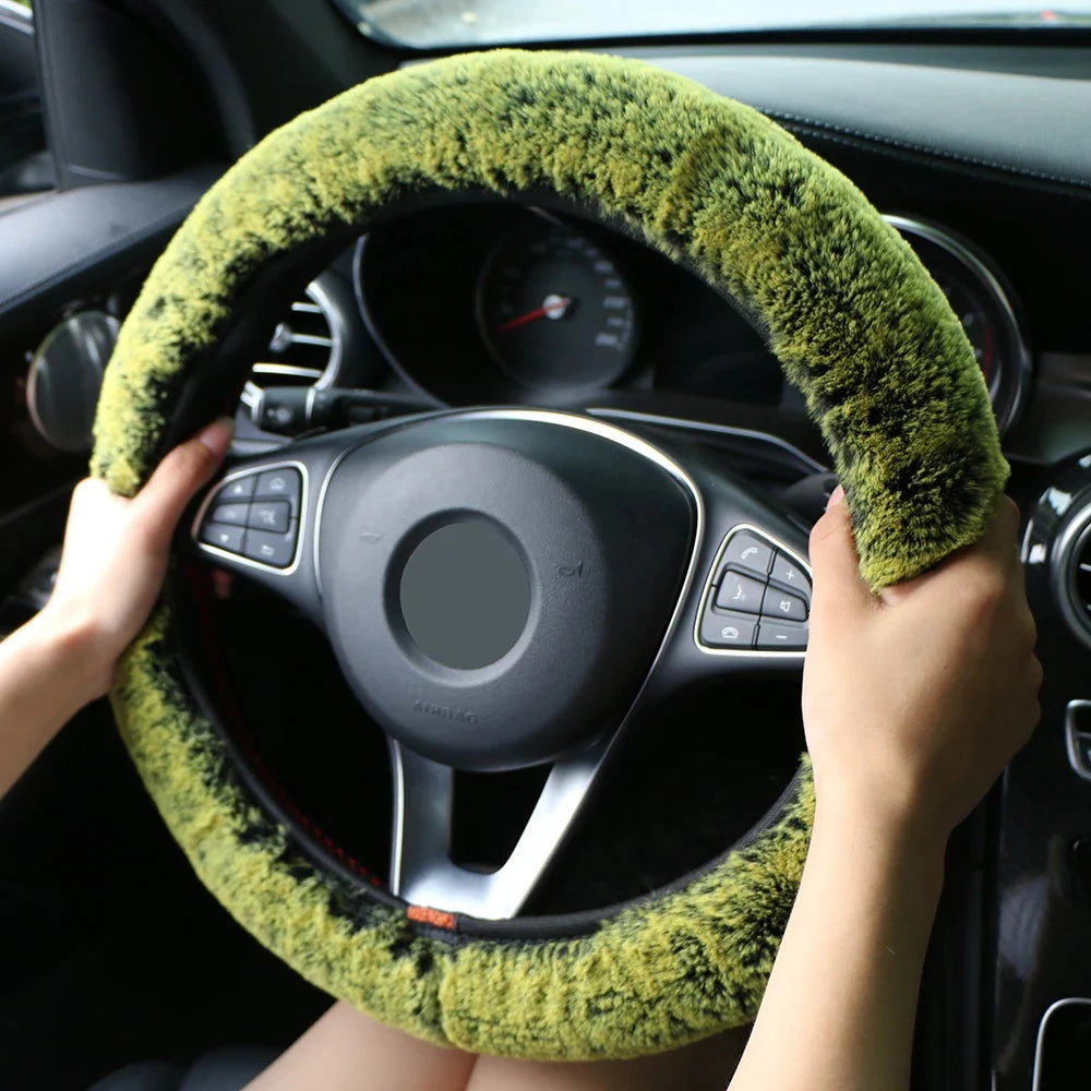 Steering Wheel Cover | Soft Plush & Warm | Universal Fit