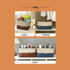 Storage Basket | Foldable & Upright Metal Frame | 3 Sizes