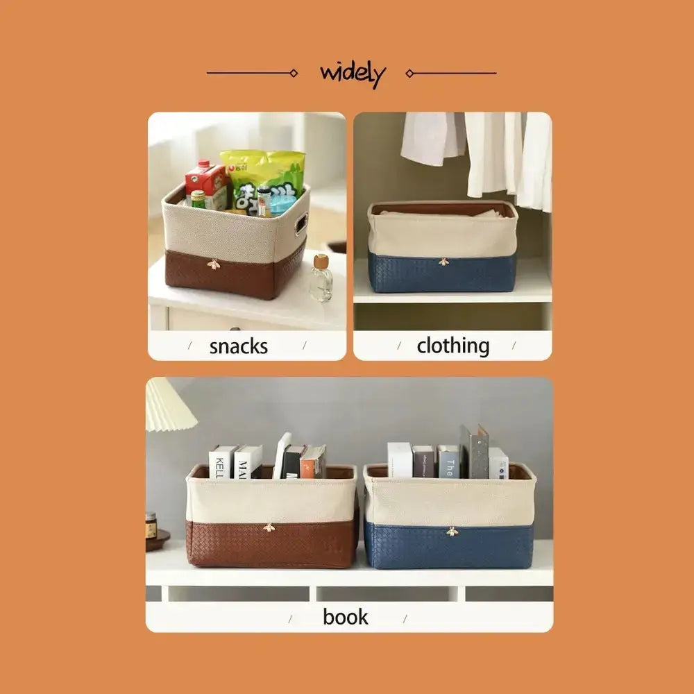 Storage Basket | Foldable & Upright Metal Frame | 3 Sizes