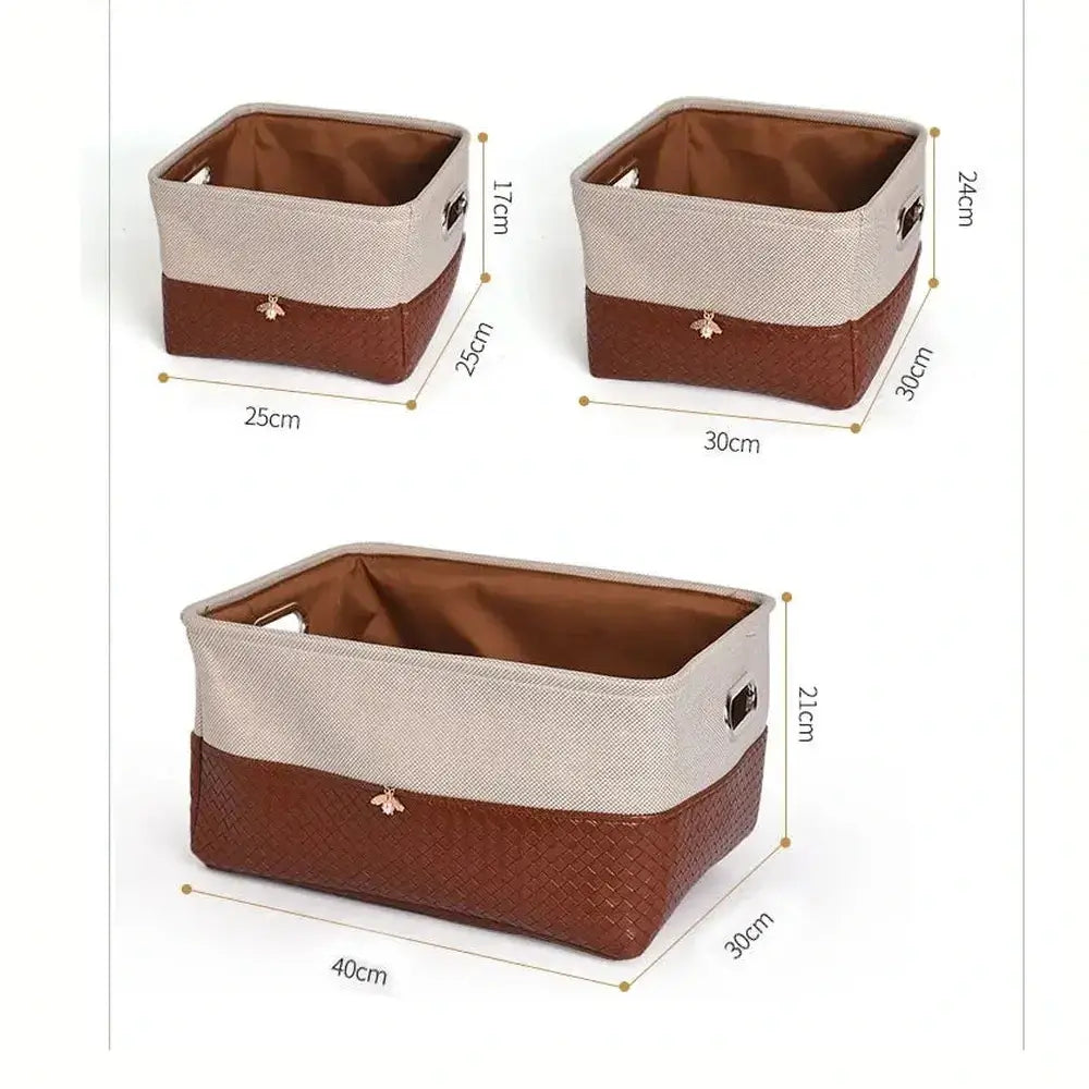 Storage Basket | Foldable & Upright Metal Frame | 3 Sizes