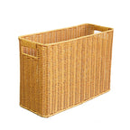 Storage Basket | Natural Handwoven & Built-In Handles | 38 x 15 x 26 cm
