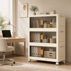 Storage Cabinet | Collapsible & Stackable | Rolling Wheels