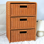 Storage Drawer Organizer | Natural Woven & Eco-Friendly | 3-Drawer