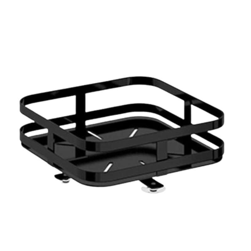 Storage Rack | 360° Rotation & Metal Frame | Adjustable Tiers