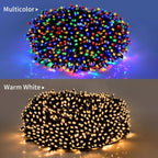 String Lights | Warm White LED & Weather-Resistant | Plug-In