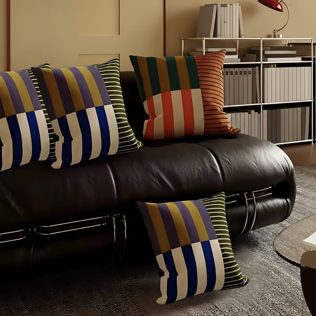 Striped Cushion Cover
