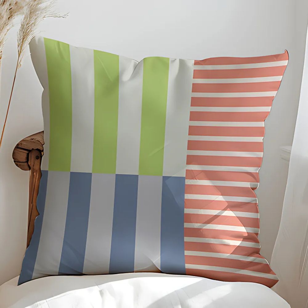 Striped Cushion Cover