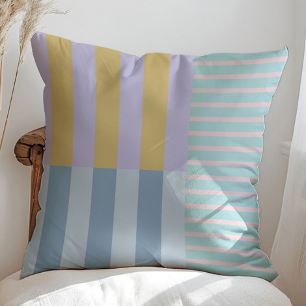 Striped Cushion Cover