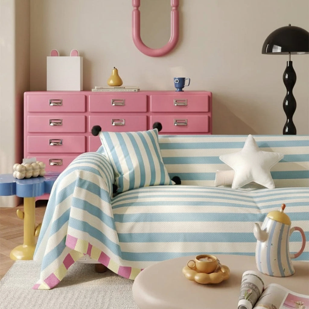Striped Sofa Cover