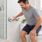 Suction Grab Bar | Ergonomic Non-Slip & Tool-Free Mount
