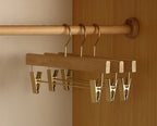 Suit & Trouser Hangers | Wide-Shoulder Camphor Wood | Set of 2