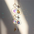 Sun Catcher | Rainbow Crystal Prism & Copper Chain