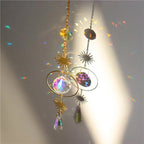 Sun Catcher | Rainbow Crystal Prism & Copper Chain