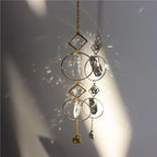 Sun Catcher | Rainbow Crystal Prism & Copper Chain