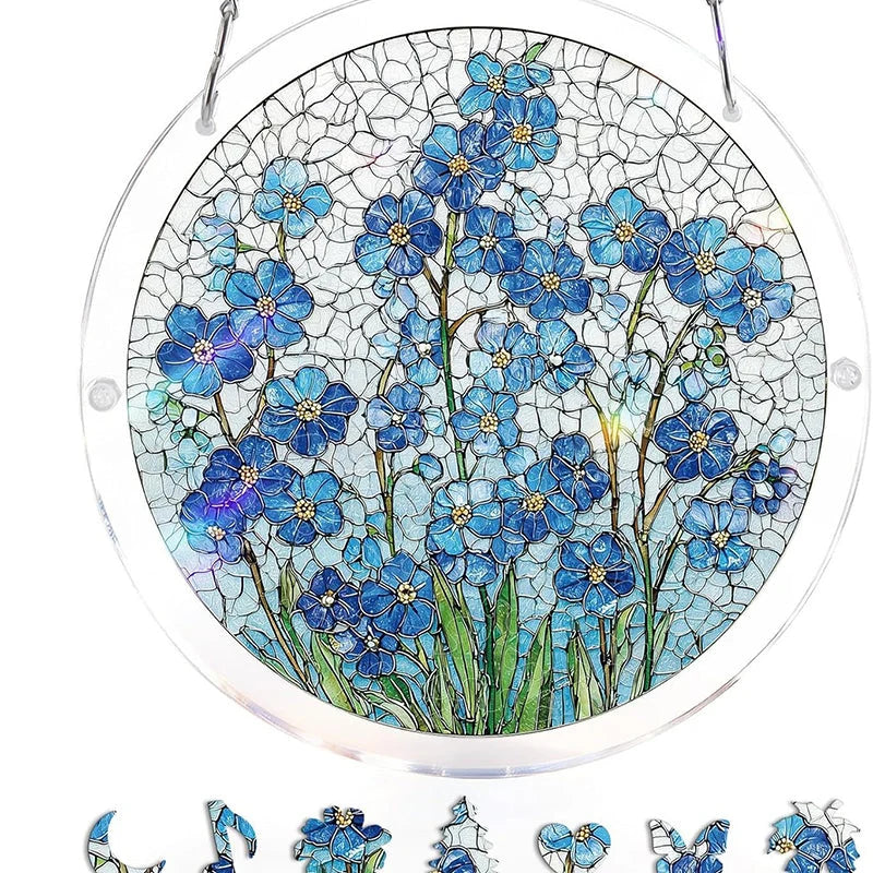 Sun Catcher | Shatterproof Acrylic & UV-Resistant | Ocean-Inspired Mosaic