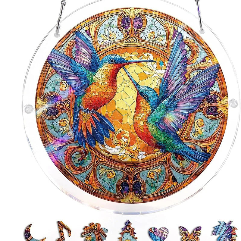 Sun Catcher | Shatterproof Acrylic & UV-Resistant | Ocean-Inspired Mosaic